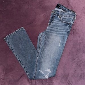 Hollister Low-Rise Boot Denim Jeans, size 9 Long